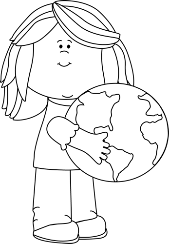 Black_and_White_Girl_Hugging_Earth